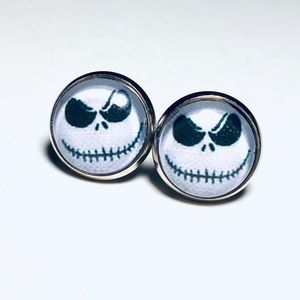 Jack Skelington Ear Studs